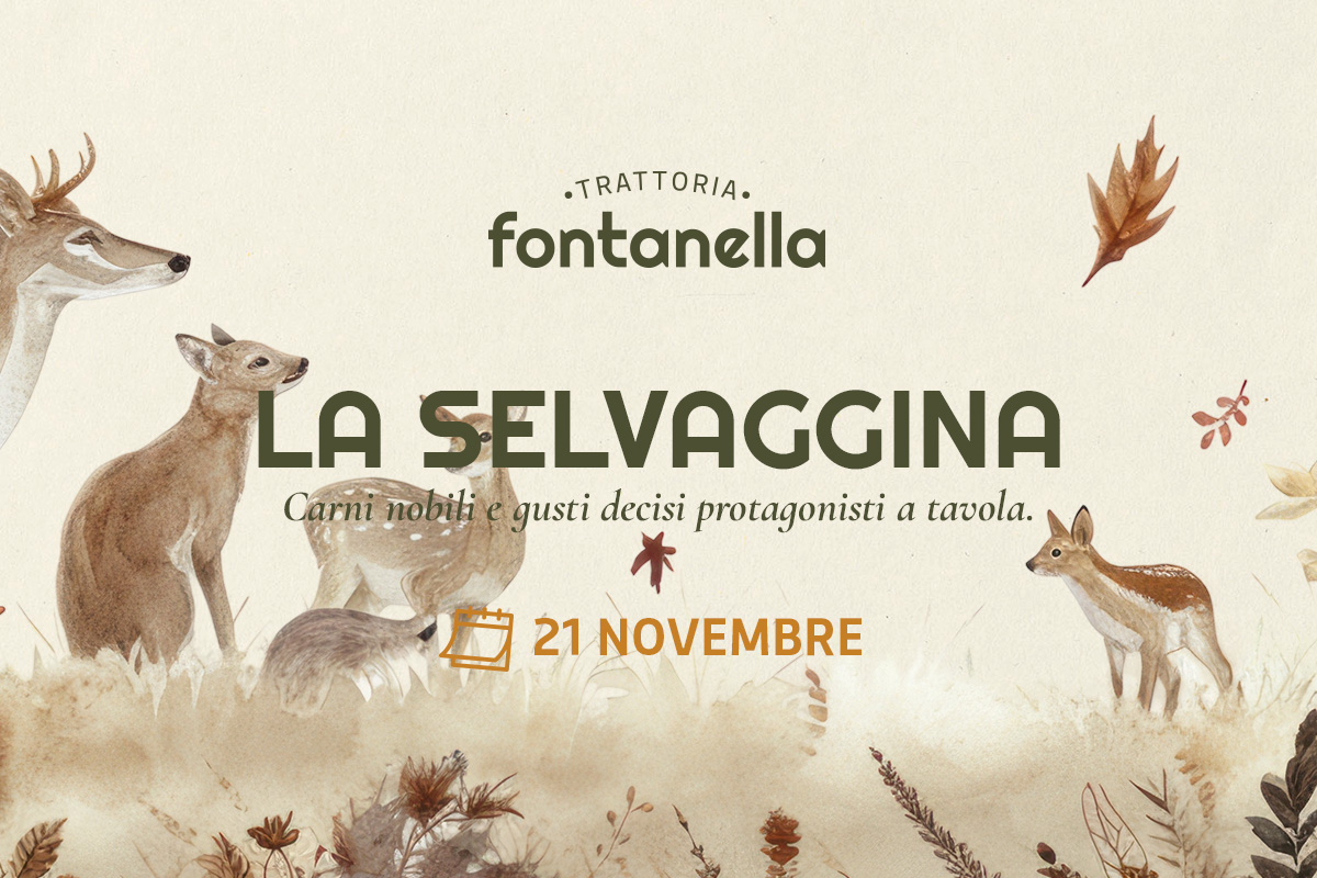 cena selvaggina trattoria fontanella