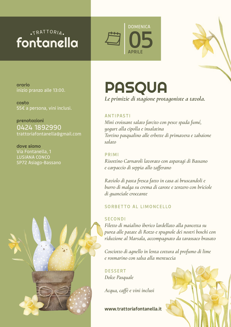 menu pasqua trattoria fontanella