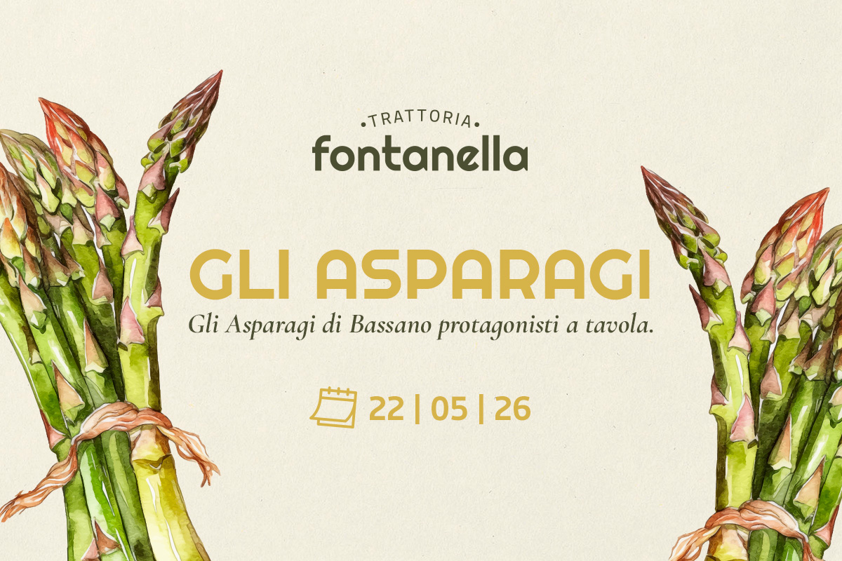 cena asparagi trattoria fontanella